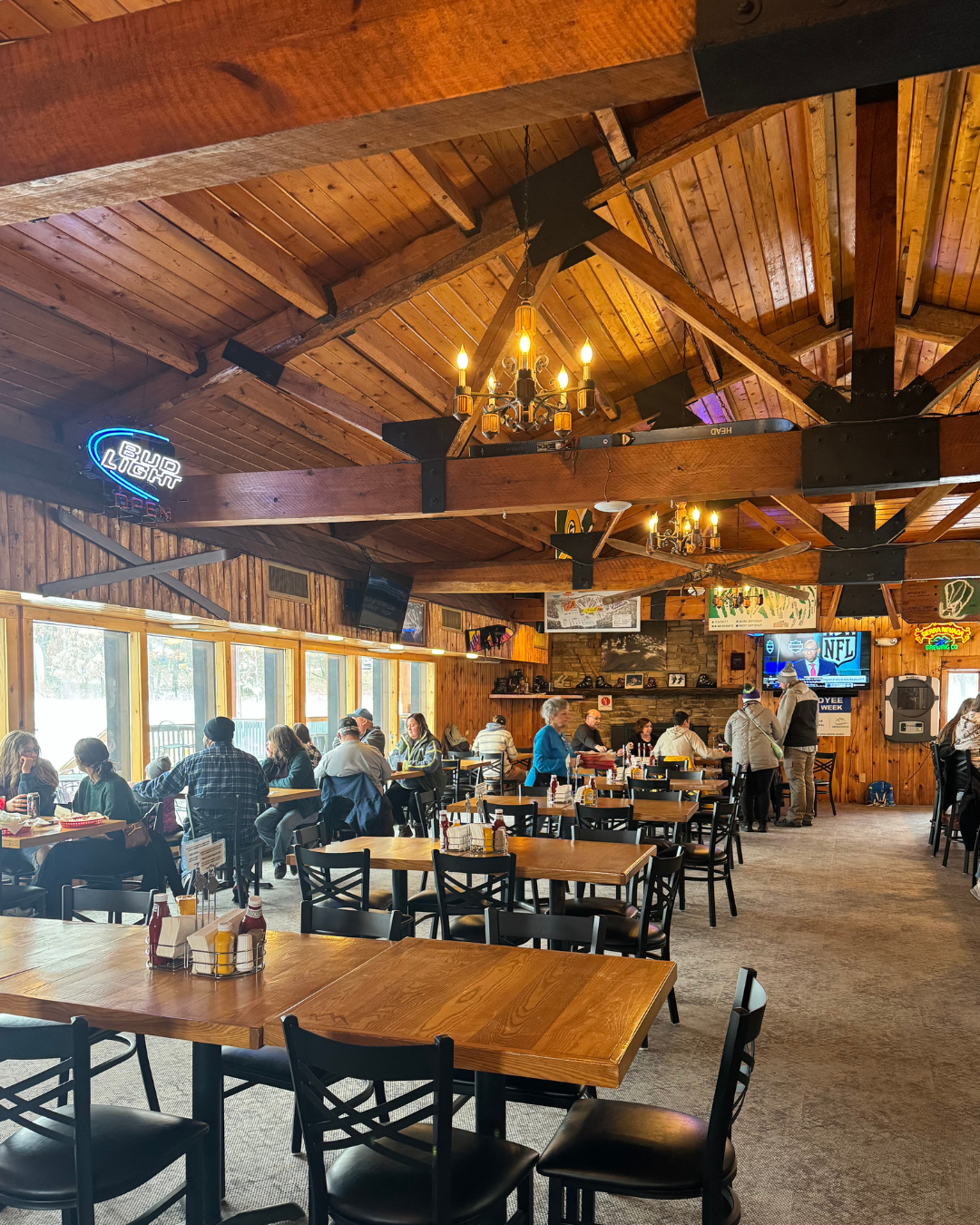 Inside Nordic dining area